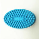 Blue Soft Silicone Body Brush Massage Scrub Bath Brush For Baby Shower Wash P2J8