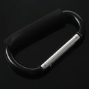 14 cm large D shape aluminum alloy carabiner soft handle shopping hook camp C8T2