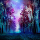 5D Diy Diamond Painting Forest Scenery Cross Stitch Full Round Cross Stitch