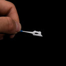 40pcs Disposable Toothpicks Soft Clean Interdental Seam Brush Elastic Massage Gn