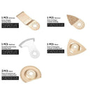 6 PCS Semicircle Metal Saw Blades Alloy Emery, Multitool Saw Blade Assortme G5U5