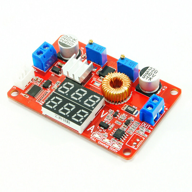 5A DC-DC Step Down Module 5-35V to 1.25-32V Regulator w/ Voltmeter Ammeter A
