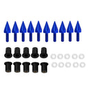 10 Pieces Universal Windscreen Windshield Bolts Screw Bolts Kit 5mm  Blue