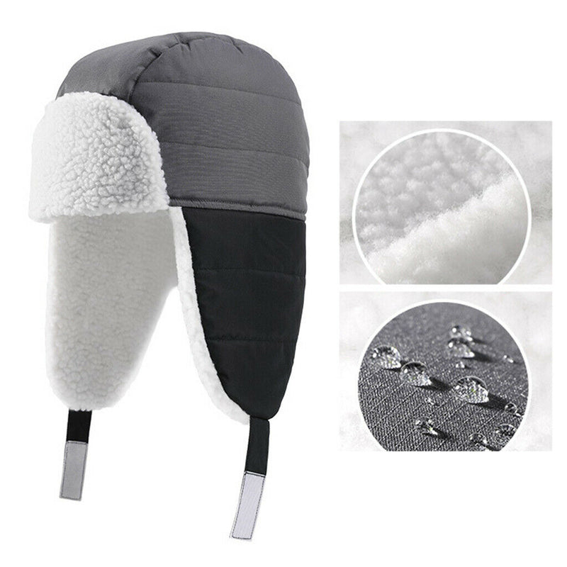 Waterproof Trapper Hat Windproof Thermal Outdoor Hunting Camping Trooper Hat