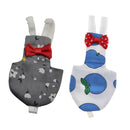 2 Pieces Fabric Cloth Breathable Cockatiel Parrot Bird Diaper Nappy Flight Suit