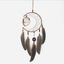 Dream Catcher With Feathers Wooden Owl Wall Hanging Ornament Bedroom Gift Decor