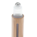 15ML Empty Bamboo Shell PP Perfume Roller Ball Bottle Case Steel Bead Head