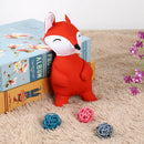 Plush Squeaky Dog Molar Bite Chew Toys Cute Animal Puppy Soft Playing (Red) A