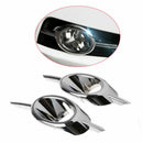 1Pair Chrome Front Fog Lamp Light Cover Trim For Chevrolet Chevy Cruze gfd LVT
