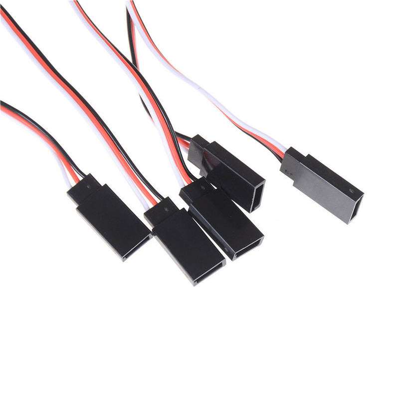 5Pcs 300mm Extension Lead Servo Wire Cable For RC JR Male to Female JR