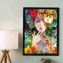5D DIY Full Drill Diamond Painting Beautiful Woman Cross Stitch Embroidery