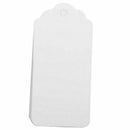 100 Scallop Kraft Paper Wedding Birthday Gift Tags Blank Luggage Label 9X4.