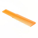 Hairdressing Carbon Anti-static Comb Wide Tooth Hair Clipper Comb (Orange) A
