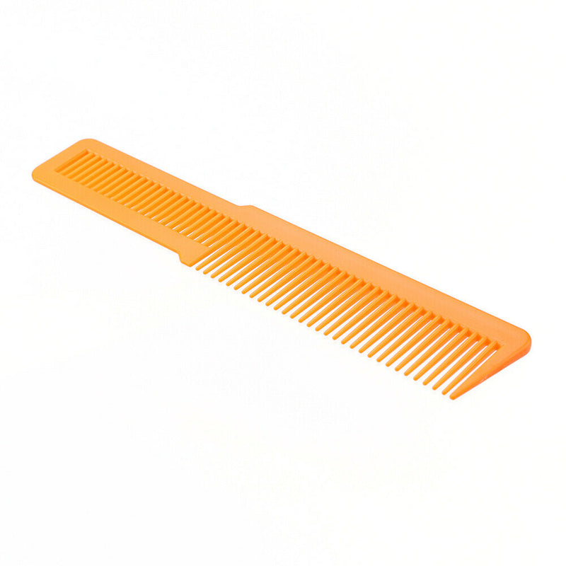 Hairdressing Carbon Anti-static Comb Wide Tooth Hair Clipper Comb (Orange) A