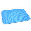 Multi Function Storage Rack Water Filter Pad Silicone Dish Drying Mat Water
