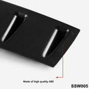 Style Rear Bumper Lip Diffuser 7Fin Gloss - Small