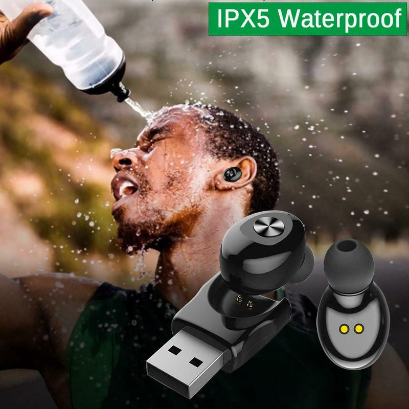 Bluetooth 5.0 XG12 Stereo Earphone Wireless HIFI Sound Sport USB Charge Headset