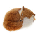 Adorable Realistic Sleeping Lowrie Real Fur Furry Animal Interior Ornament