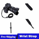 Adjustable Camera Wrist Strap Braided Paracord Strong Weave Lanyard DSLR Black