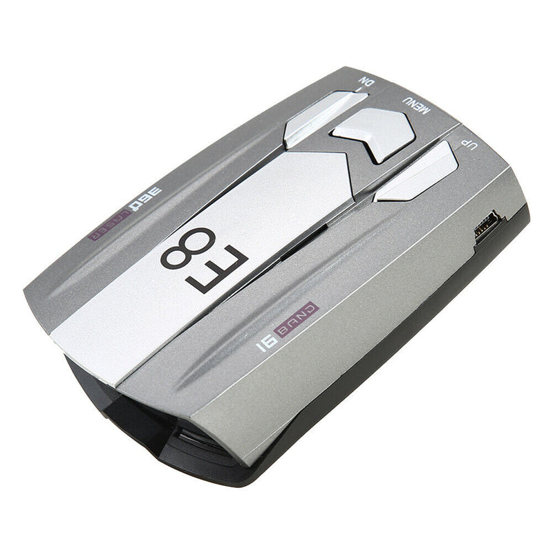 E8 2020 Car Radar Detector English Russian Human Voice Speed Warning X K