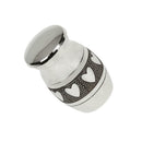 Tree of Life Heart Style Stainless Steel Keepsake Memorial Pet Cremation Urn