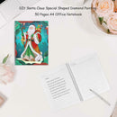 DIY Santa Claus Special Shaped Diamond Painting 50 Pages A4 Office Notebook