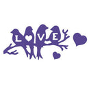 Love Bird Cutting Dies Stencil DIY Scrapbooking Album Stamp Paper Card JR
