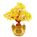 Crystal Money Tree Bonsai Feng Shui Bring Wealth Lucky Home Ornament 7inch