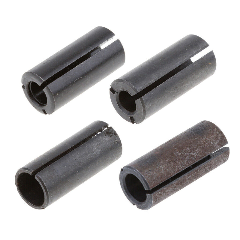 4 Pieces Carbide Router Bit Collet Chuck Adapters CNC Tool Accessories, Durable