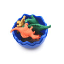 8Pcs/Pack Novelty Mini Dinosaur Egg Pencil Rubber Eraser with egg 3C