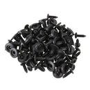 50pcs 6mm Plastic Push Type Rivet Bumper Pin Clips