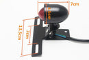 Black Motorcycle Brake Stop Turn Light Lamp Blinker Mounting Kit