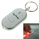 1PCS White LED Light Keys Finder Lost Thing Locator Whistle Sound Sensor A