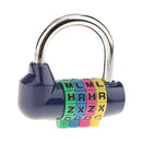 Combination Lock 4 Digit Padlock for School Gym Sports Locker, Fence, Toolbox,