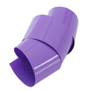 2M 43mm 27mm Dia PVC Heat Shrink Tubing Purple for 1 x 26650 Battery