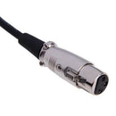 2.5M 3-Pin XLR Female to 3.5mm 1/8'' Male Plug Cable, High-Fidelity Sound