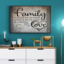 Family 5D Full Square Drill DIY Diamond Painting Cross Stitch Christmas Art A
