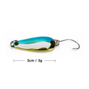 12Pcs Trout Spinners Fishing Bait Spoons Metal Lures Kit Flying Multiple Fi Y5J1