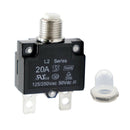 125/250V AC 20Amp Push Button Circuit Breaker Reset Thermal Overload Switch