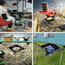 Portable Outdoor Folding Table Storage Hanging Net Bag Basket Picnic Table  U1Z1