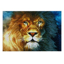 5D DIY Round Drill Diamond Painting Lion Cross Stitch Embroidery Needlework