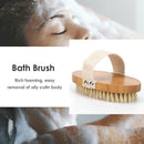 Body Bath Brush Wooden Natural Bristles Massage Shower Spa Shower Brushes A