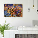 5D DIY Full Drill Diamond Painting Cross Stitch Embroidery Kit (Tiger01)
