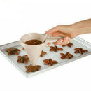Kitchen DIY Convenient Chocolate Candy Icing Funnel Mold Food Grade Plastic