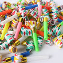 20 PCS PARTY BLOWERS BLOWOUTS BIRTHDAY LOOT BAG FILLER NOISE FOIL Rainbow Decors