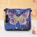 DIY Butterfly Special Shaped Diamond Painting Leather Chain Messenger Bags