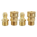 2pairs Solid Release Coupler Adapter 3/8" M22