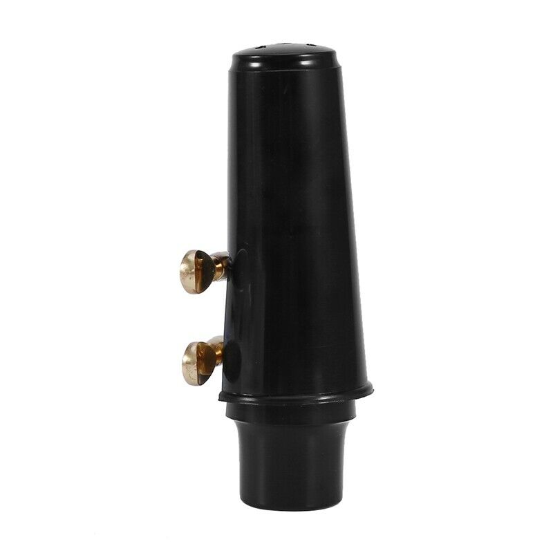 Alto Sax Saxophone Mouthpiece Plastic with Cap Metal Buckle Reed