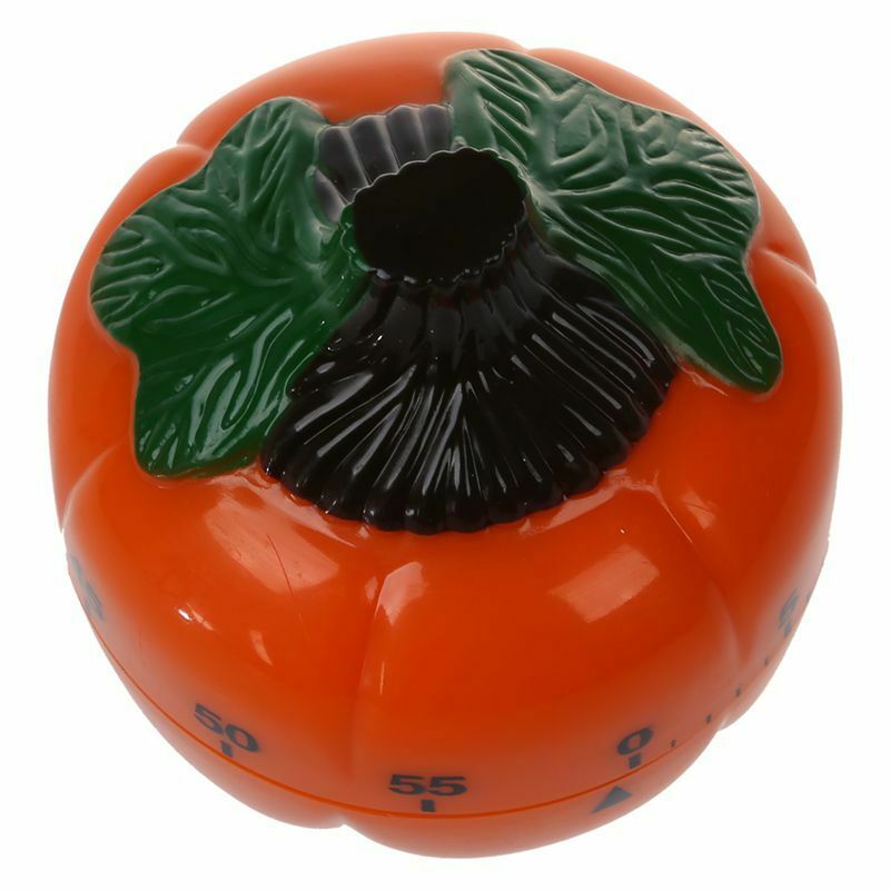1-60 minutes Kitchen Alarm Clock Kitchen Timer Egg Clock Timer (orange, pum U4A7