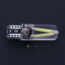 T10 Silica Gel Car LED Wedge DC 8-28V 1.5W White Lamp Bulb Night Reading Light